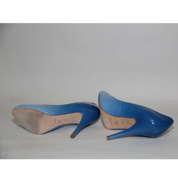 Aldo - Open-Toe High Heels in Beautiful Gradient Blue - Picture 5 of 7
